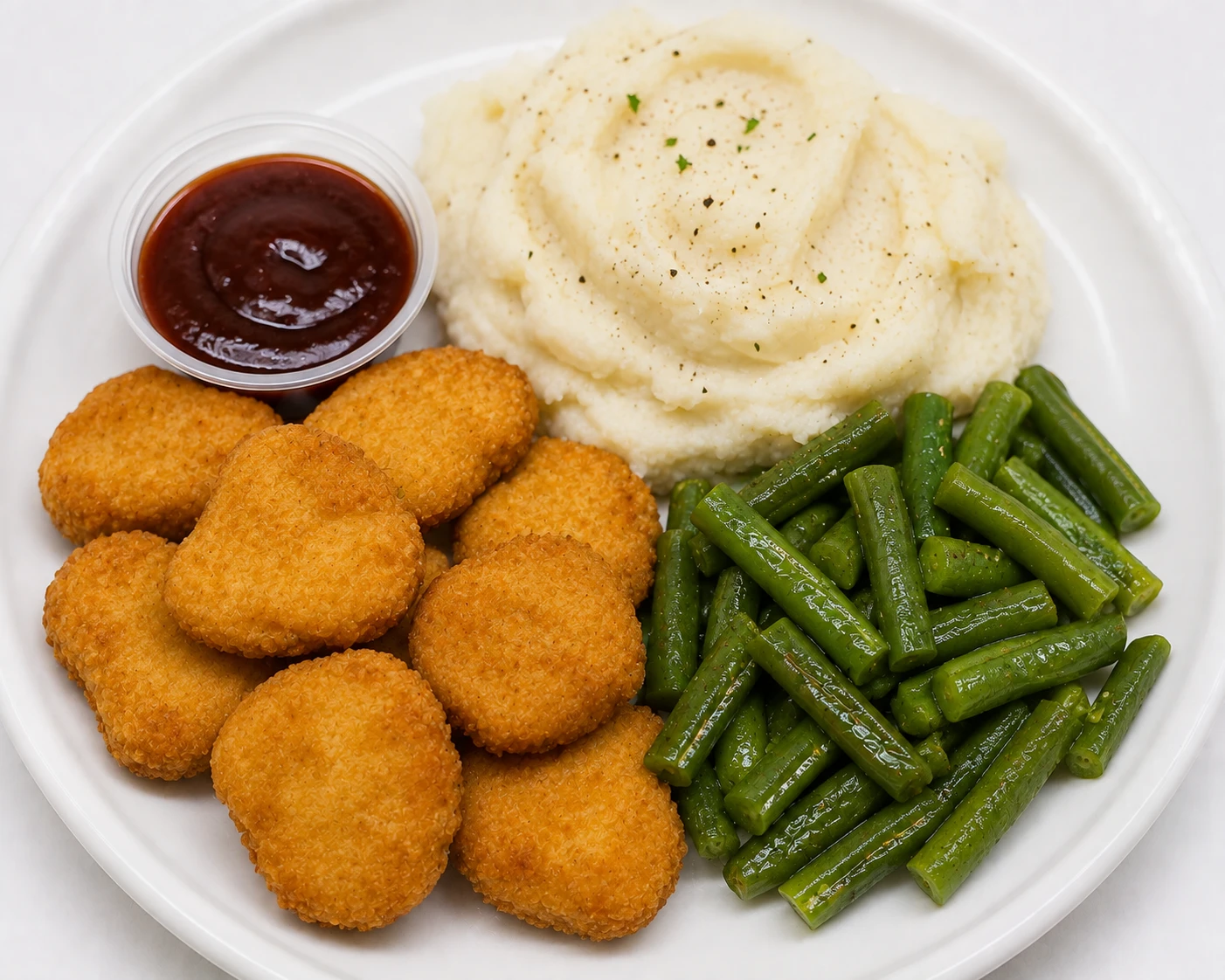 Chicken Nuggets w/ BBQ Sauce
